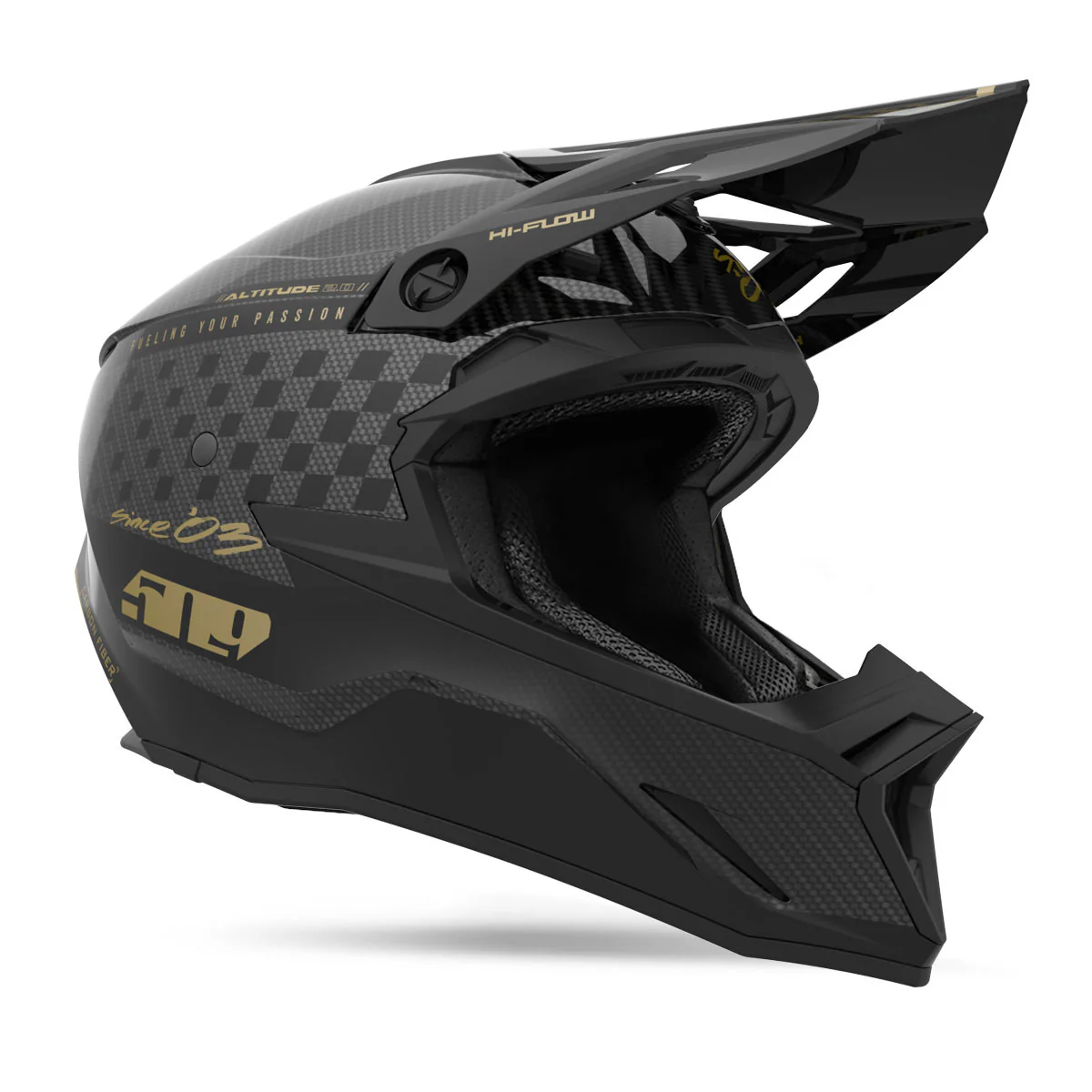 Altitude 2.0 Offroad Carbon Fiber Helmet - Image 12
