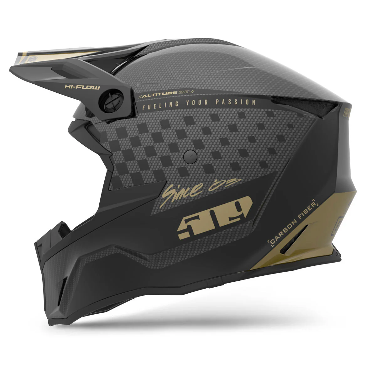 Altitude 2.0 Offroad Carbon Fiber Helmet - Image 13