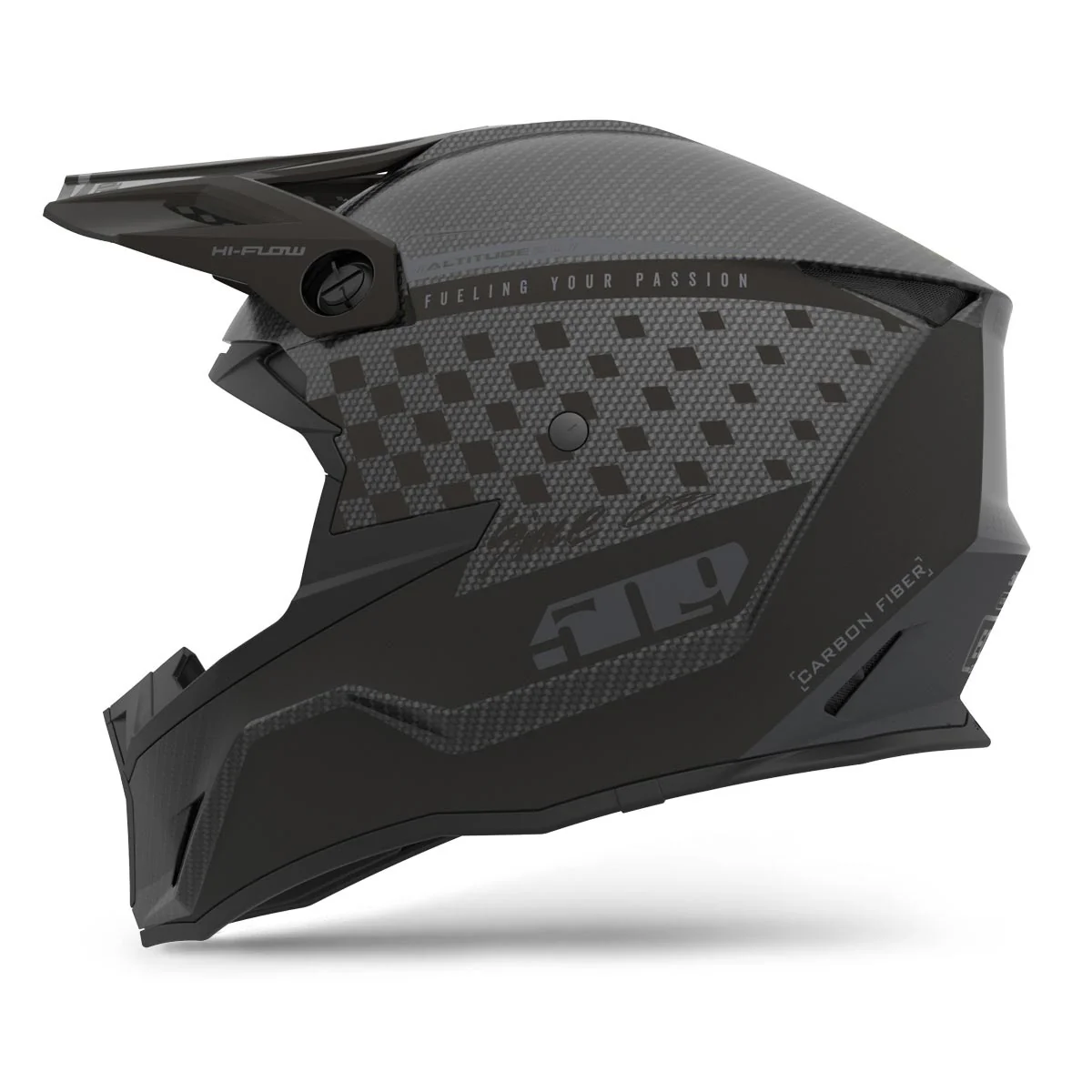 Altitude 2.0 Offroad Carbon Fiber Helmet - Image 3