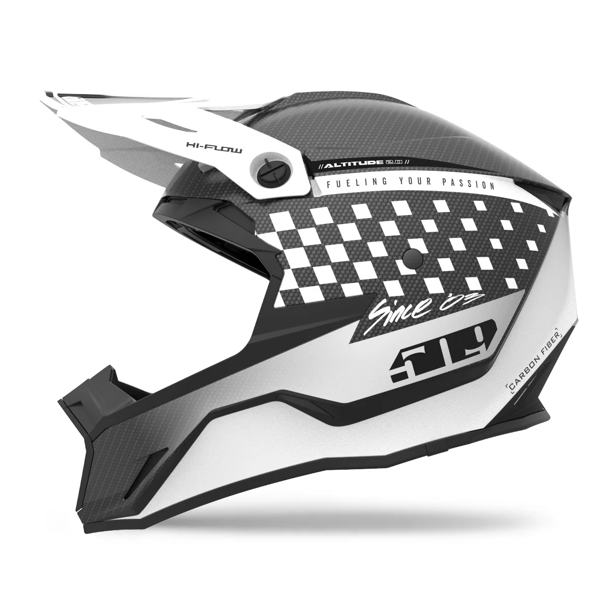 Altitude 2.0 Offroad Carbon Fiber Helmet - Image 4