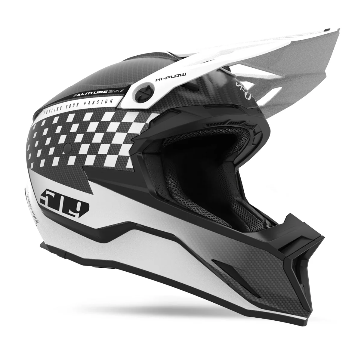Altitude 2.0 Offroad Carbon Fiber Helmet - Image 5