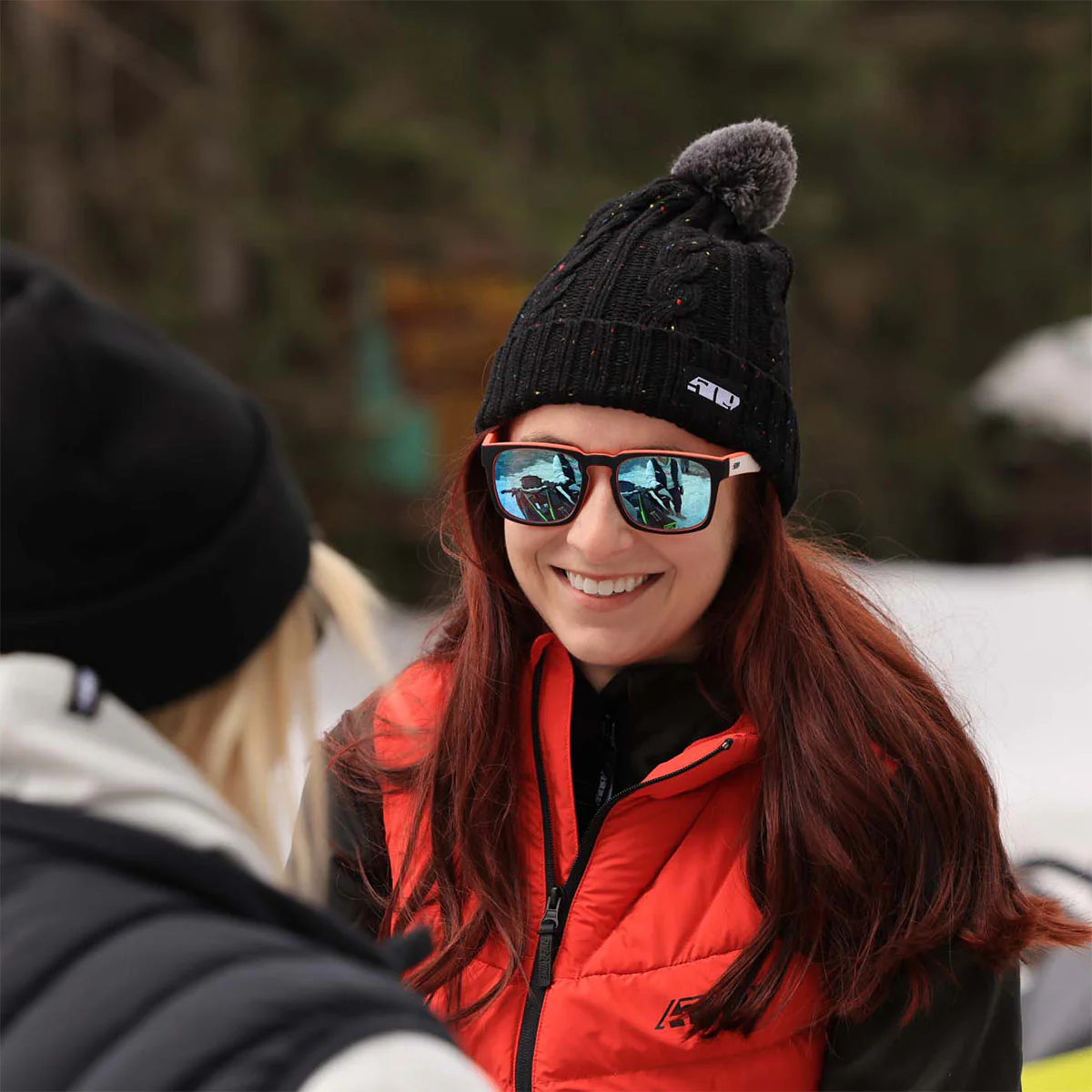 Fleck Pom Beanie - Image 4