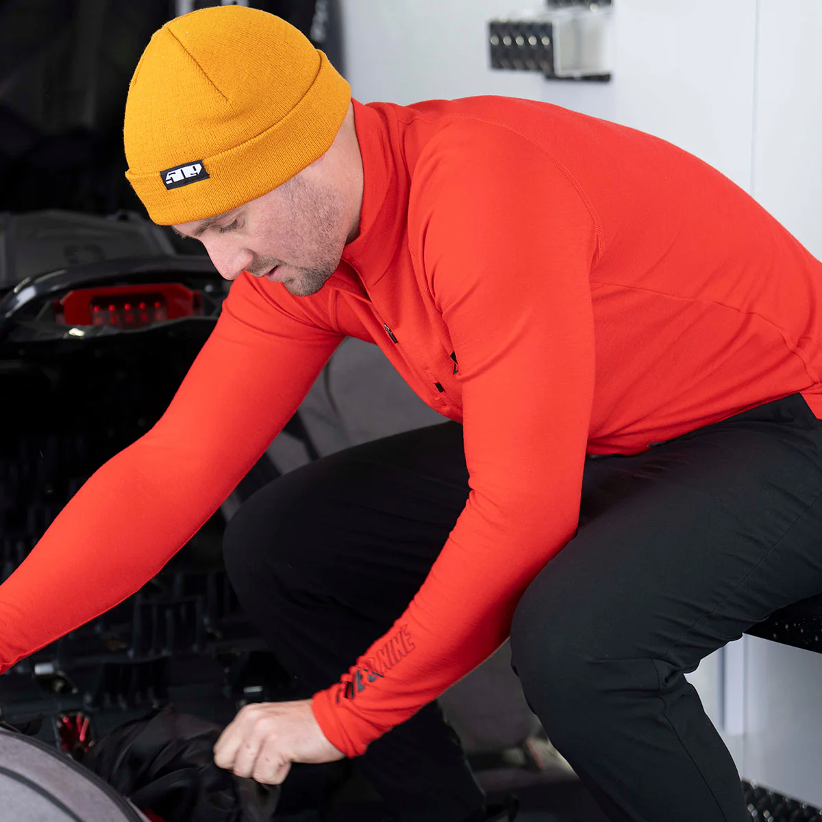 FZN Merino Quarter-Zip Shirt - Image 3