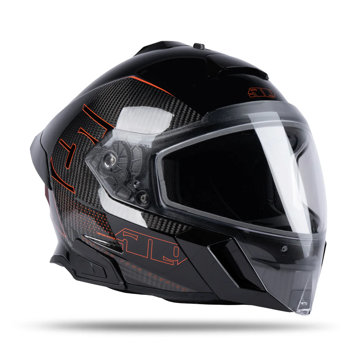 Mach V Carbon Commander Helmet - Image 12