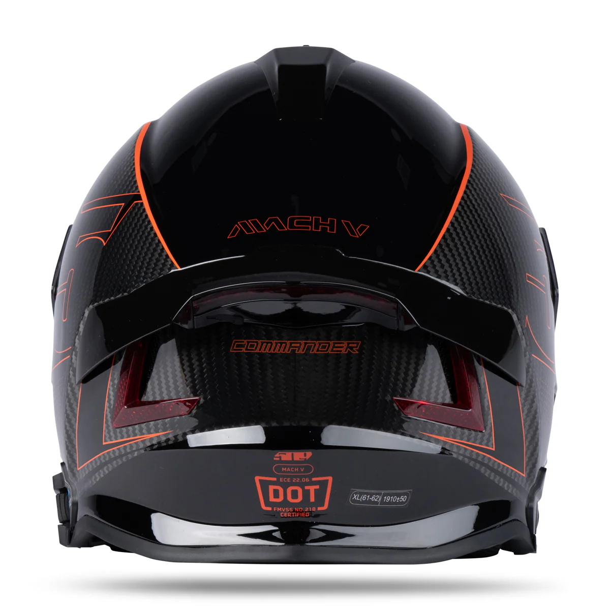 Mach V Carbon Commander Helmet - Image 16