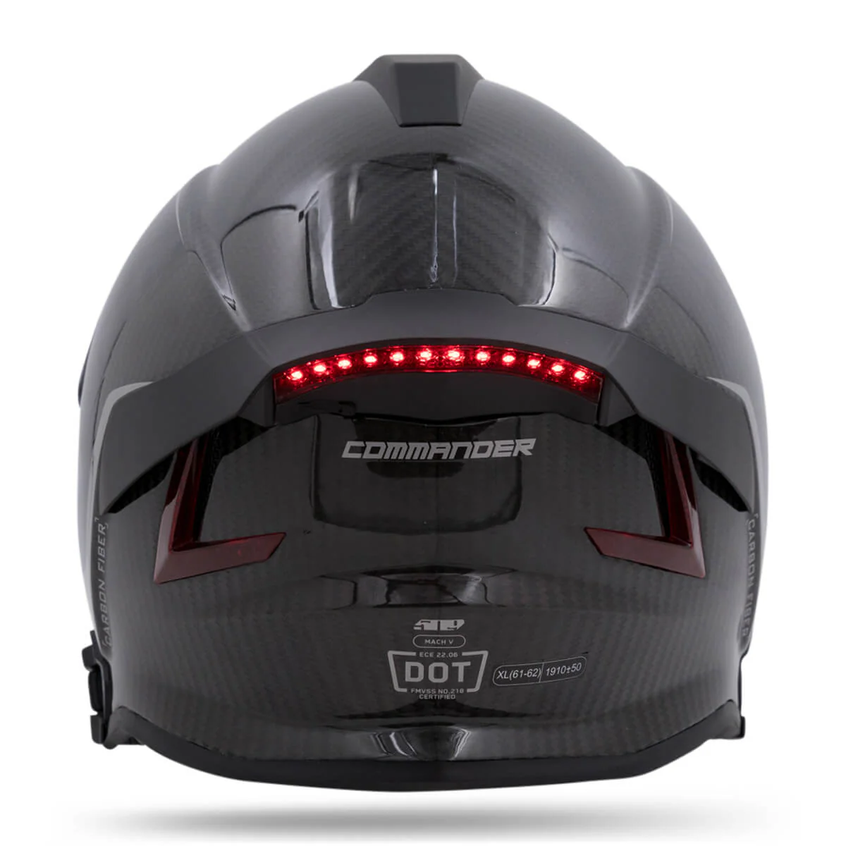 Mach V Carbon Commander Helmet - Image 23