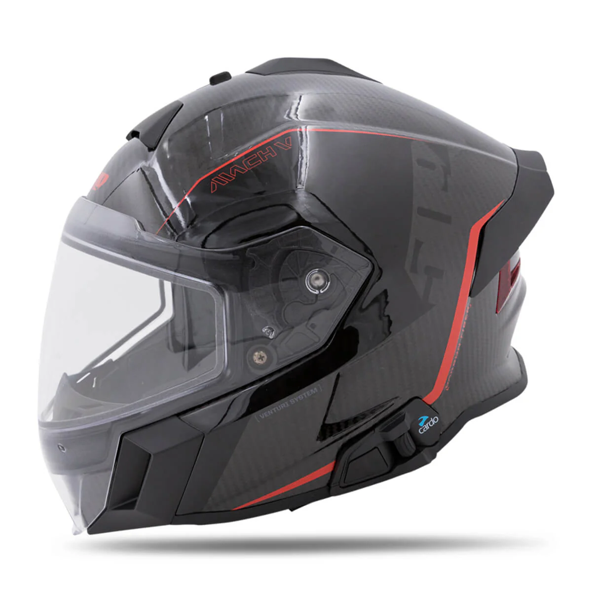 Mach V Carbon Commander Helmet - Image 24