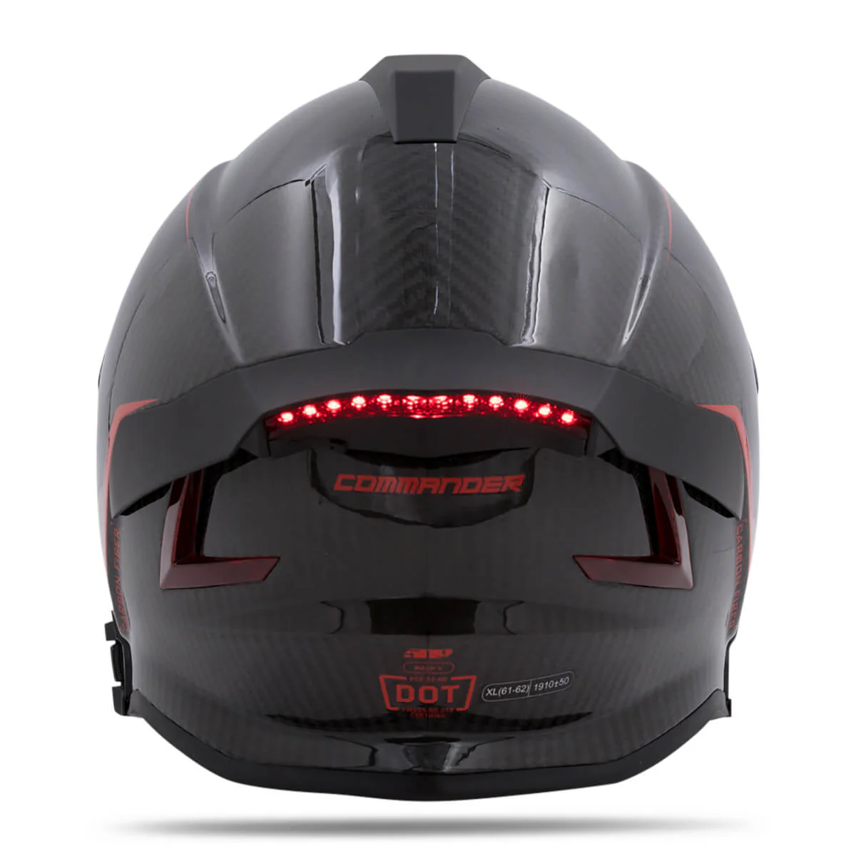 Mach V Carbon Commander Helmet - Image 30