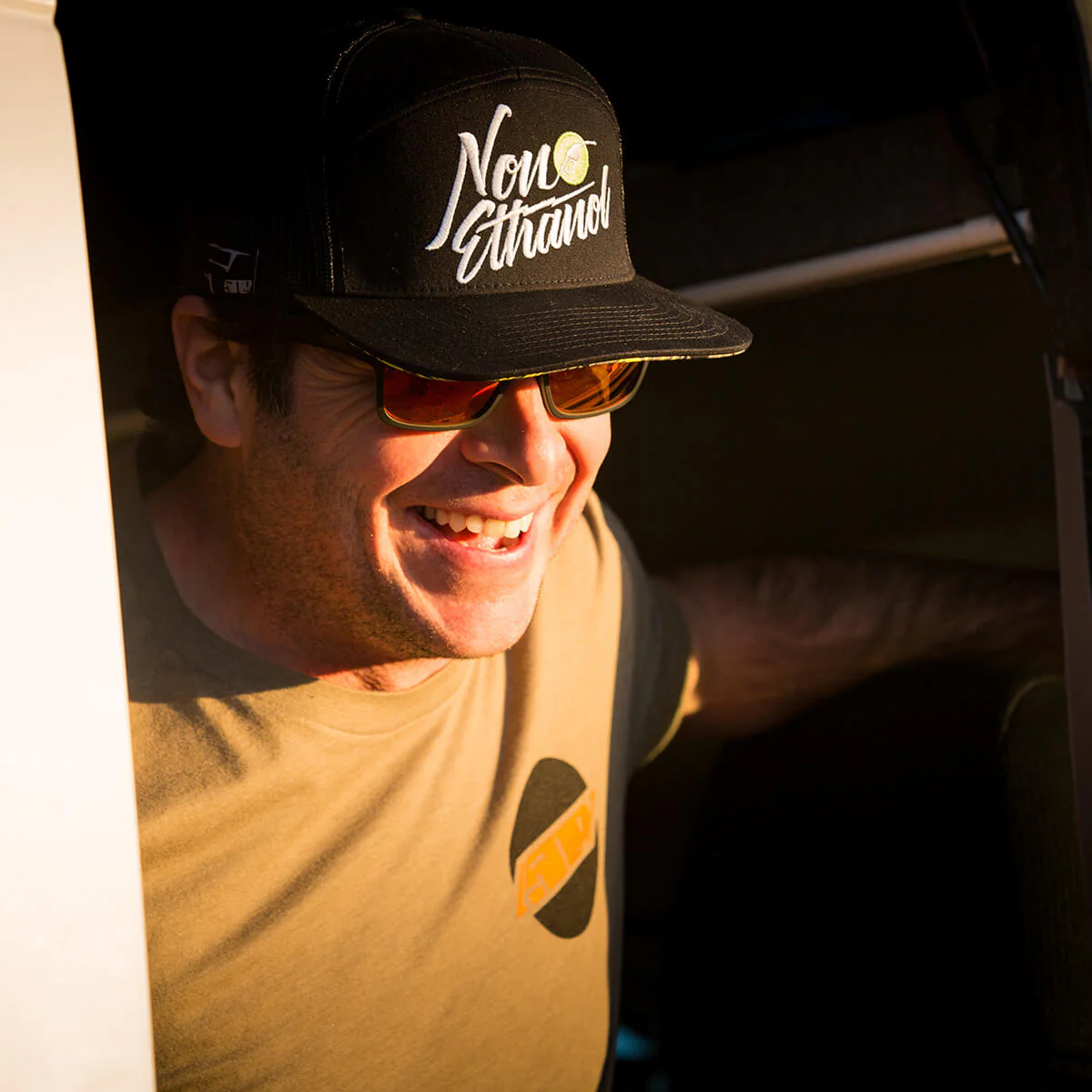 Non-Ethanol 7 Panel Snapback Hat - Image 3