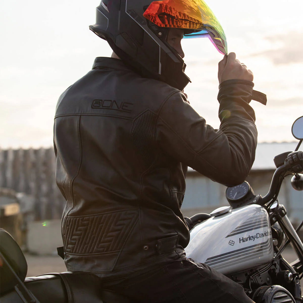 @One Leather Jacket - Image 4