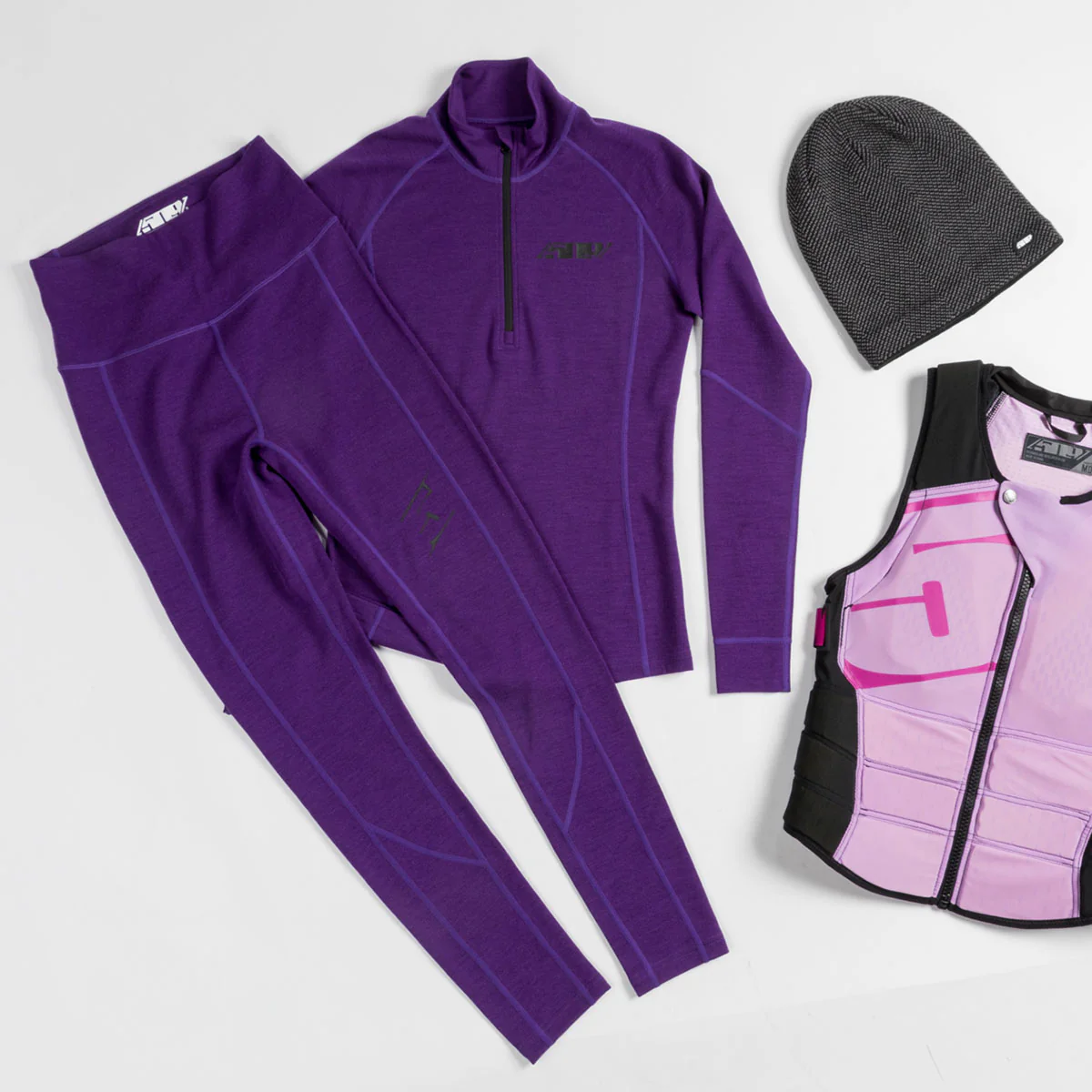 Women's FZN Merino Quarter Zip - Image 3