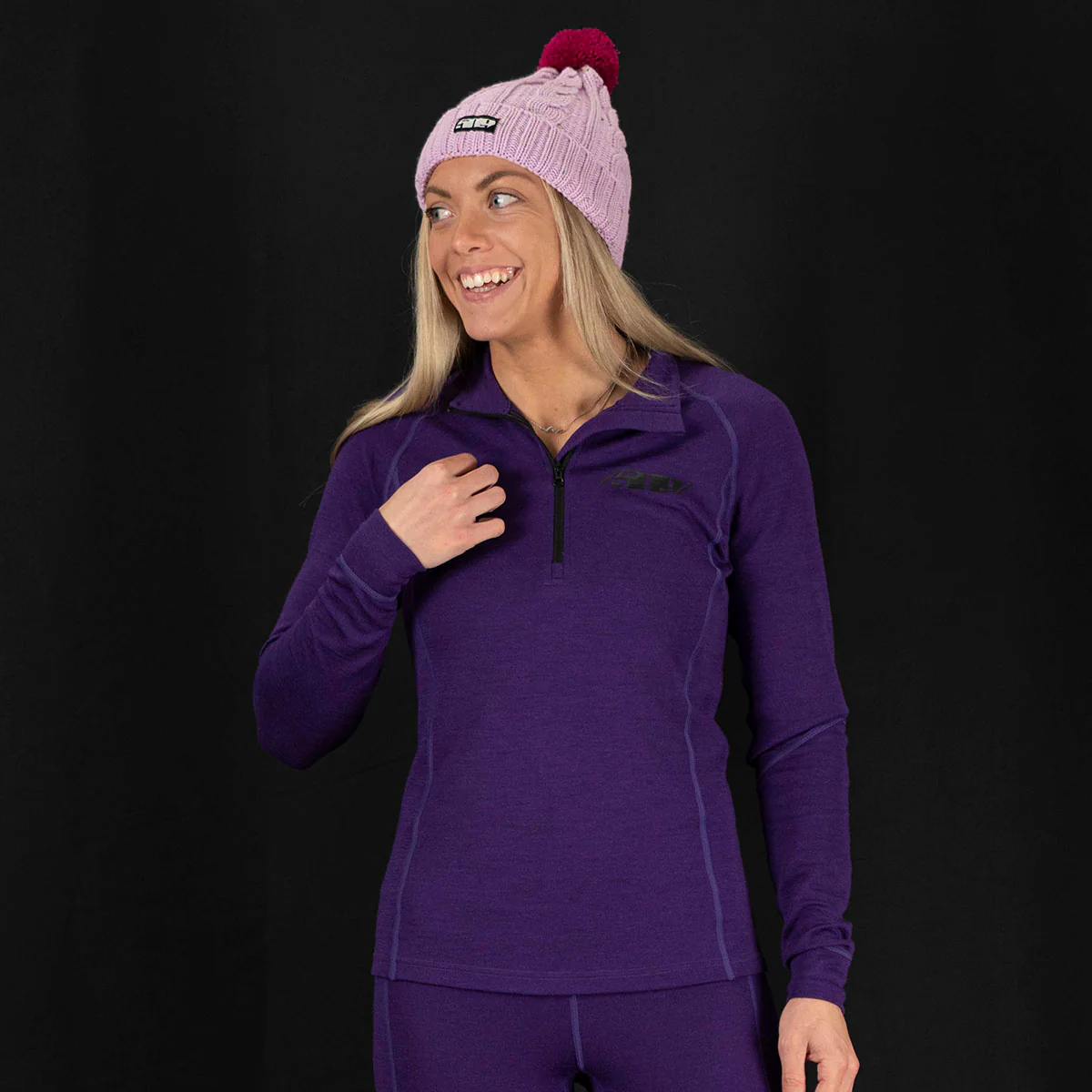 Women's FZN Merino Quarter Zip - Image 4