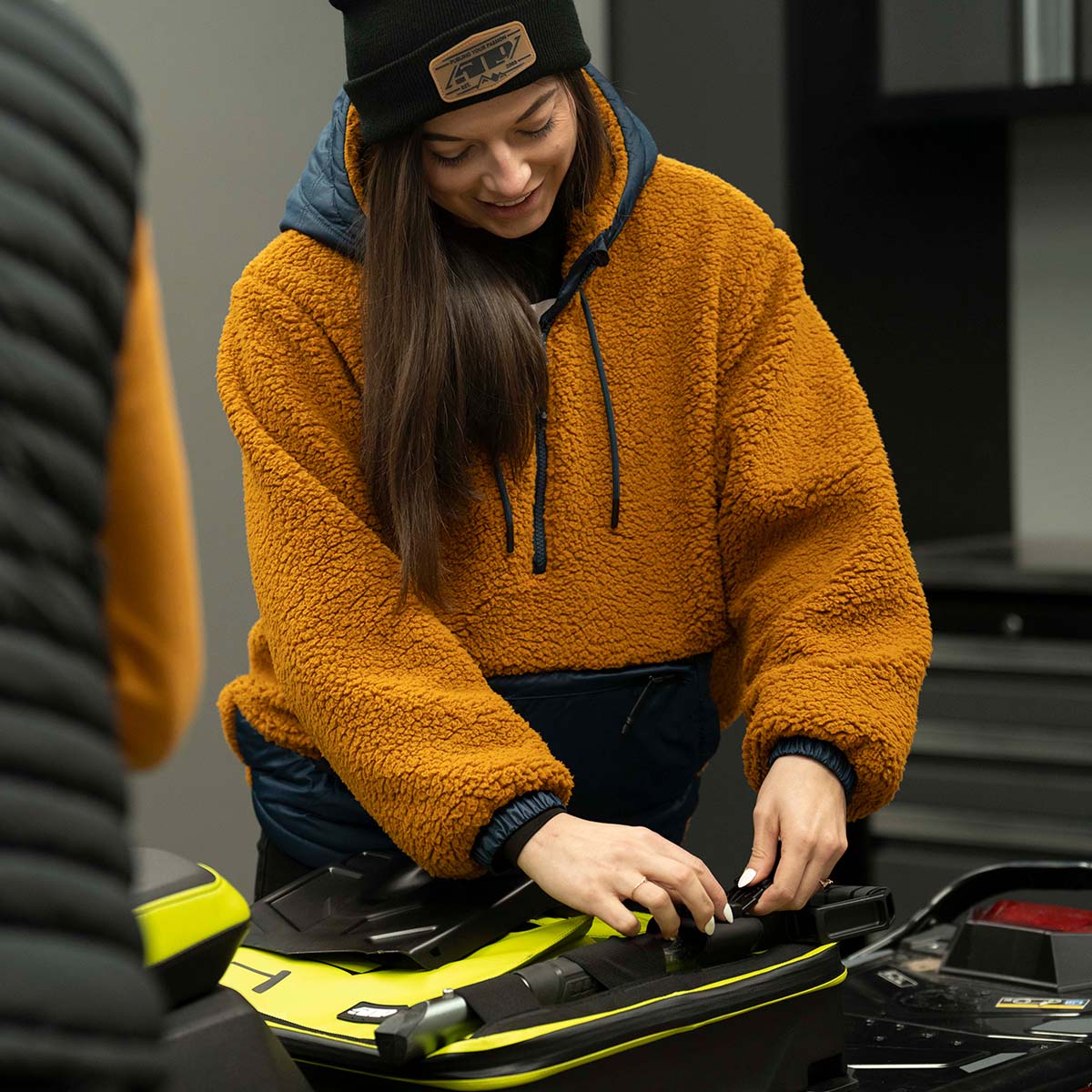 Women's Super Sherpa Fleece Hoodie - Image 6
