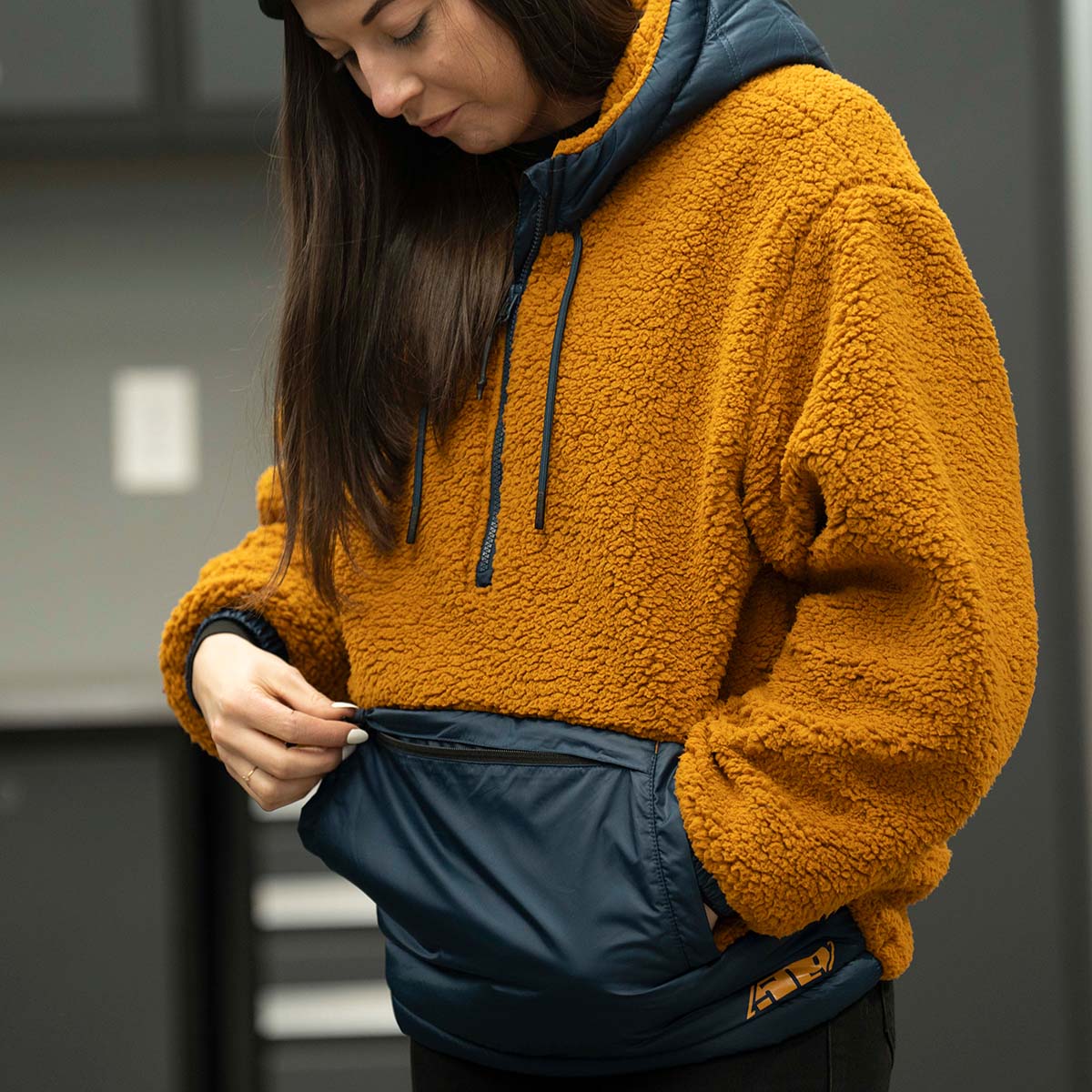 Women's Super Sherpa Fleece Hoodie - Image 7
